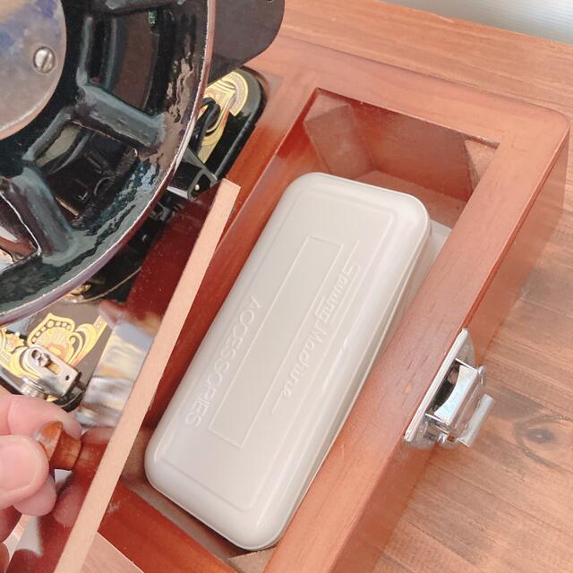 【専用】アンティークミシン『ブルーバード』HA-1 電動 専用木製ケース付 レア 5