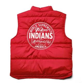 ネイバーフッド(NEIGHBORHOOD)のTOKYO INDIANS RACING VEST ダウンベスト(ダウンベスト)