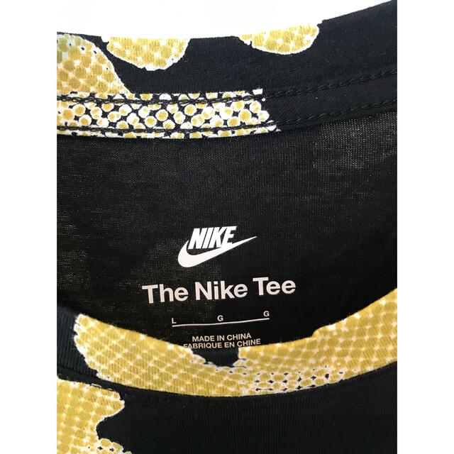 NIKE(ナイキ)のNIKE ナイキ　総柄　ロンT  黒　L  新品 メンズのトップス(Tシャツ/カットソー(七分/長袖))の商品写真