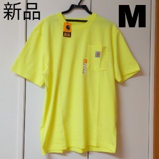 カーハート(carhartt)の新品 M カーハート ポケットTシャツ イエロー(Tシャツ/カットソー(半袖/袖なし))