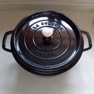 ストウブ(STAUB)のストウブ　シャイニーブラック26cm(鍋/フライパン)