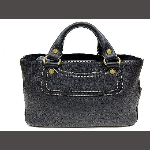 カワイイ celine - セリーヌ CELINE シュリンクレザー ゴールド金具 全国送料無料 CELINE ブランド 白 ロゴ金具 シボ革 レザー ブギーバッグ トリオンフ ハンドバッグ