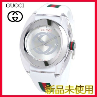 グッチ メンズ腕時計(アナログ)（ホワイト/白色系）の通販 100点以上 