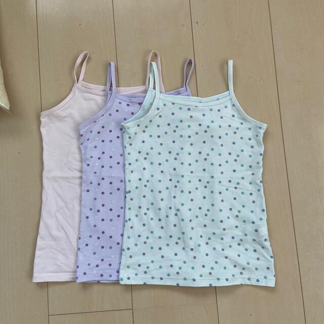 UNIQLO(ユニクロ)のエアリズム　キャミソール110 キッズ/ベビー/マタニティのキッズ服女の子用(90cm~)(下着)の商品写真