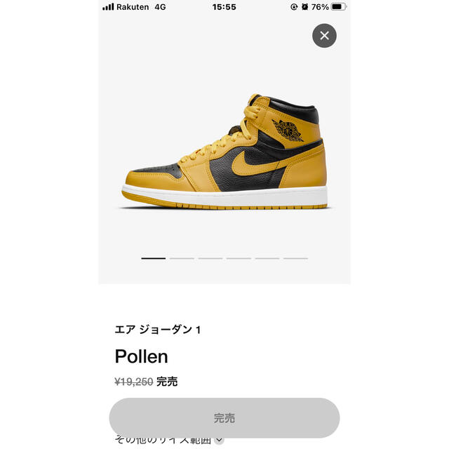 Jordan 1 Pollen