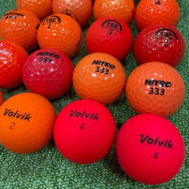 volvik power softゴルフボール12個　オレンジ色