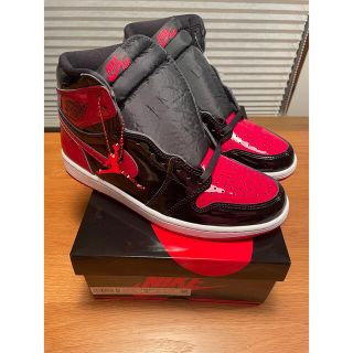 ナイキ(NIKE)のAir Jordan1 High OG Patent Bred(スニーカー)