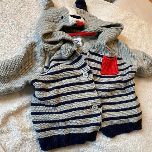 babyGAP(ベビーギャップ)のGAP ニットカーディガン 6〜12month キッズ/ベビー/マタニティのベビー服(~85cm)(カーディガン/ボレロ)の商品写真