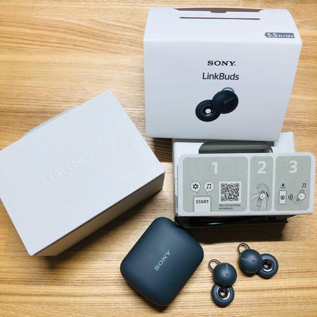 SONY(ソニー)のSONY ソニー ワイヤレスステレオヘッドセット LinkBuds WF-L90 スマホ/家電/カメラのオーディオ機器(ヘッドフォン/イヤフォン)の商品写真