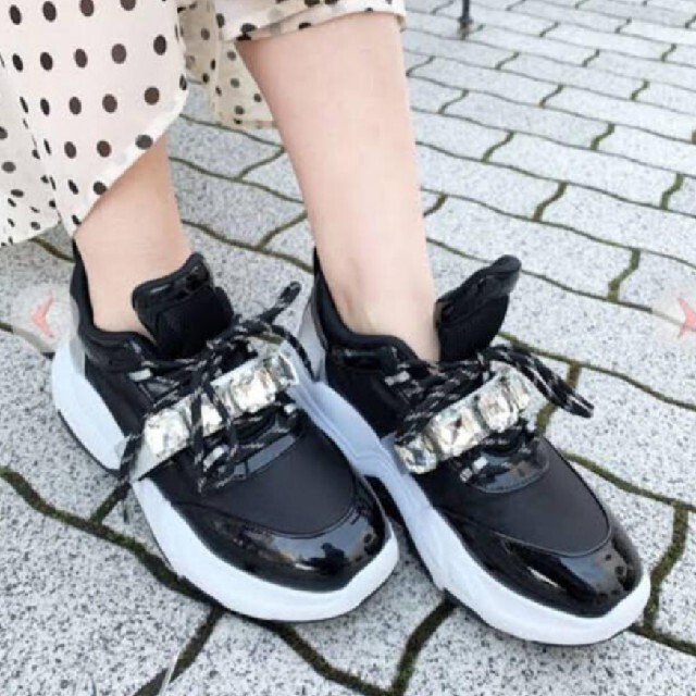 Rady - Rady☆ビジュースニーカー✩L☆ブラック☆新品未使用の通販 by ... Rady♡ビジュースニーカー