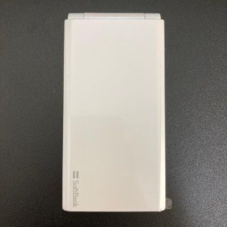 ソフトバンク(Softbank)の中古 SoftBank 740SC ホワイト SIMフリー SIMロック解除済み(携帯電話本体)