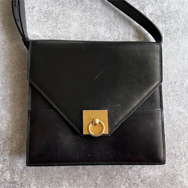 最終値下げ【CELINE/セリーヌ】ビンテージ レザー ショルダーバッグ