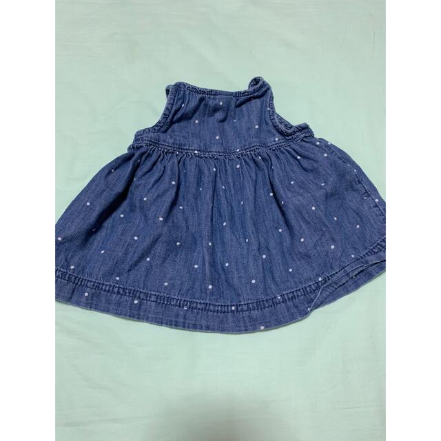 babyGAP(ベビーギャップ)のギャップ　ベビーキャップ　0-3m トップス　ワンピース キッズ/ベビー/マタニティのベビー服(~85cm)(ワンピース)の商品写真