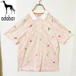 アダバット(adabat)のadabat アダバット　ゴルフウェア　ポロシャツ　オシャレ　メンズ　M　(ウエア)