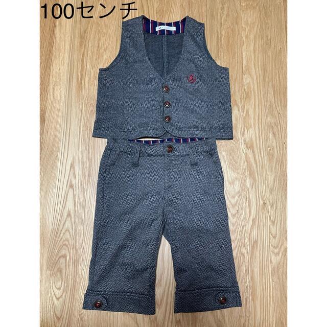 ikka(イッカ)のikka セットアップ　100センチ キッズ/ベビー/マタニティのキッズ服男の子用(90cm~)(ドレス/フォーマル)の商品写真