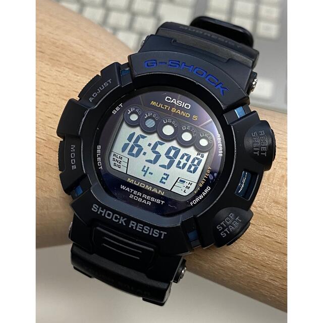 G-SHOCK/GW-9025/限定/電波/ソーラー/ブルー/マッドマン/箱付