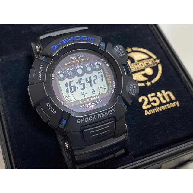 G-SHOCK/GW-9025/限定/電波/ソーラー/ブルー/マッドマン/箱付