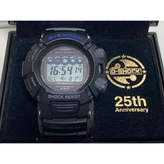 ジーショック(G-SHOCK)のG-SHOCK/GW-9025/限定/電波/ソーラー/ブルー/マッドマン/箱付(腕時計(デジタル))