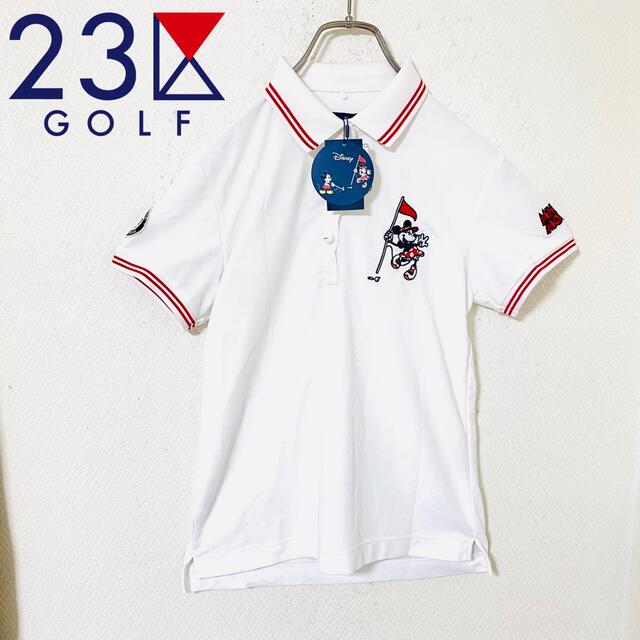 新品】23区GOLF 23区 ゴルフウェア ポロシャツ ディズニー