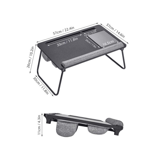 ベッドテーブル 折りたたみテーブル インテリア/住まい/日用品の机/テーブル(折たたみテーブル)の商品写真