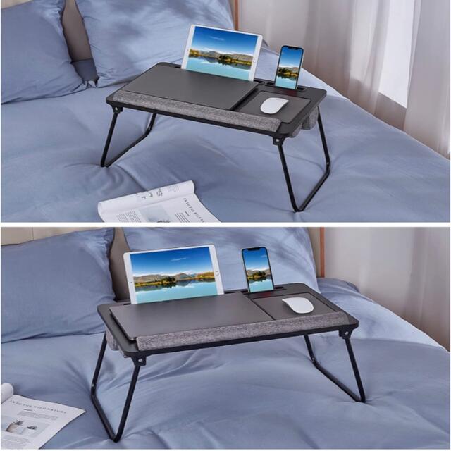 ベッドテーブル 折りたたみテーブル インテリア/住まい/日用品の机/テーブル(折たたみテーブル)の商品写真
