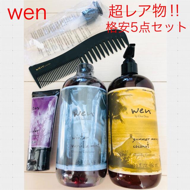 シャンプー未使用品 超レア物 WENクレンジングシャンプー480ml×2本 合計5点セット