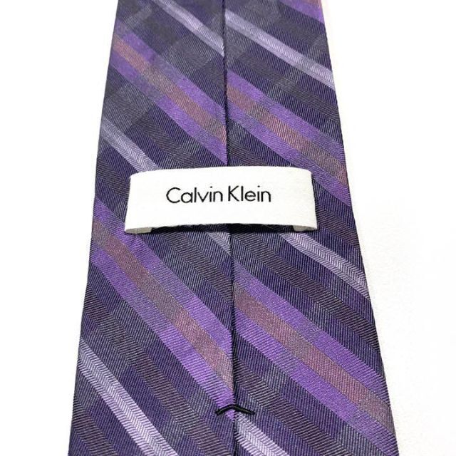 Calvin Klein(カルバンクライン)のネクタイ　カルバンクライン　チェック　マルチカラー　シルク メンズのファッション小物(ネクタイ)の商品写真