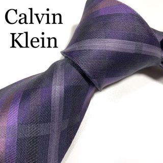 カルバンクライン(Calvin Klein)のネクタイ　カルバンクライン　チェック　マルチカラー　シルク(ネクタイ)