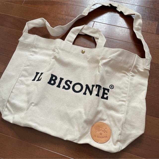 IL BISONTE - ◇イルビゾンテ◇ 未使用 ビッグロゴ トートバッグ