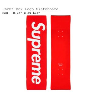 シュプリーム(Supreme)の【未開封発送】supreme uncut box logo skateboard(スケートボード)