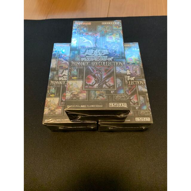 遊戯王 プリズマティックアートコレクション 3BOX 新品未開封 シュリンク付き