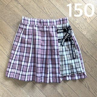 ジェニィ(JENNI)の【美品】JENNI 150❤︎ピンク 切り替え スカート インナー付(スカート)