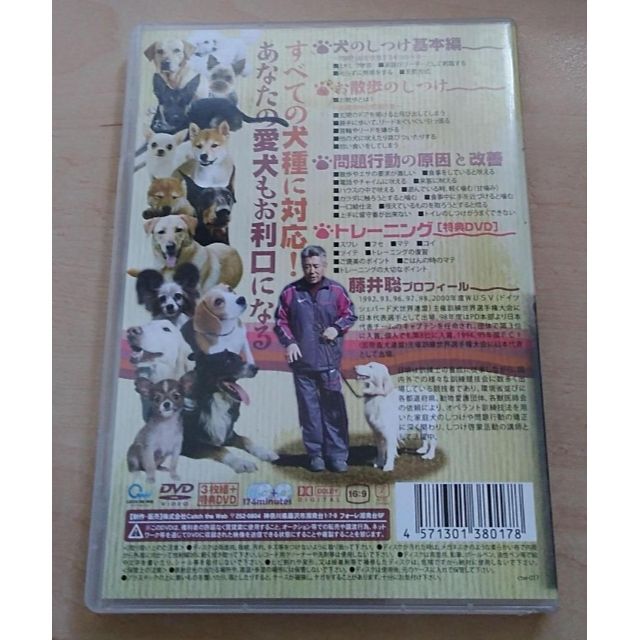 犬のしつけ法 DVD 藤井聡 エンタメ/ホビーのDVD/ブルーレイ(ドキュメンタリー)の商品写真
