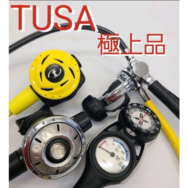 売り切れ必至！ TUSA - 極上超美品 TUSA レギュレーターセット スキューバダイビング ツサ マリン+スイミング