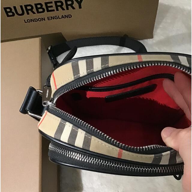 BURBERRY(バーバリー)のBURBERRY ヴィンテージチェックとレザークロスボディバッグ メンズのバッグ(ショルダーバッグ)の商品写真