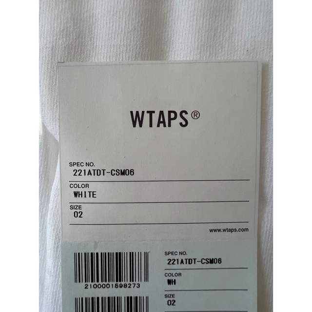 W)taps(ダブルタップス)の22SS WTAPS AII 01 / LS / COTTON 白M メンズのトップス(Tシャツ/カットソー(七分/長袖))の商品写真