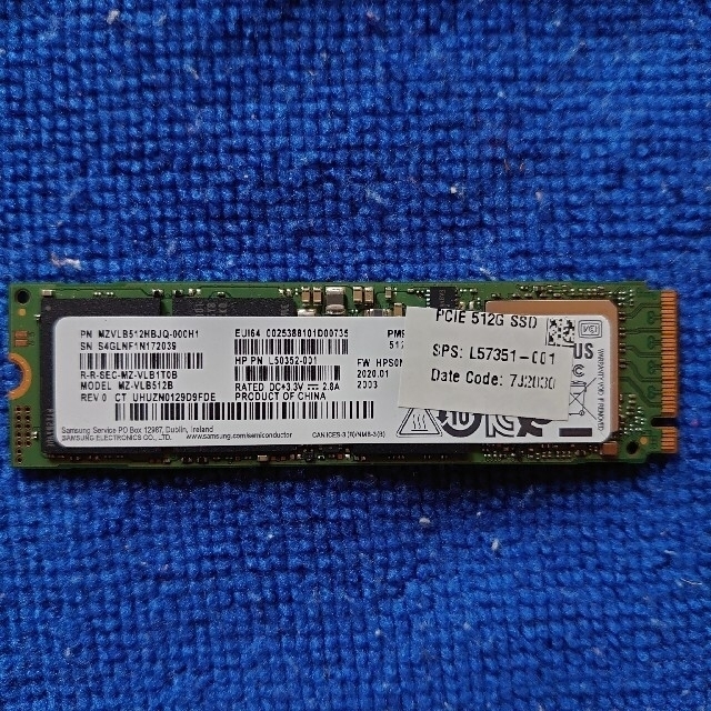 SAMSUNG MZVLB512HBJQ 512GB SSD