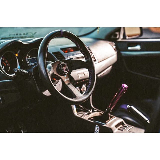 シックスピード ステアリング ピンクステッチ USDM JDM ハンドル www