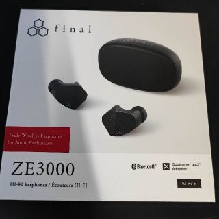 final フルワイヤレスイヤホン ZE3000 BLACKの通販 by ふじ's shop|ラクマ