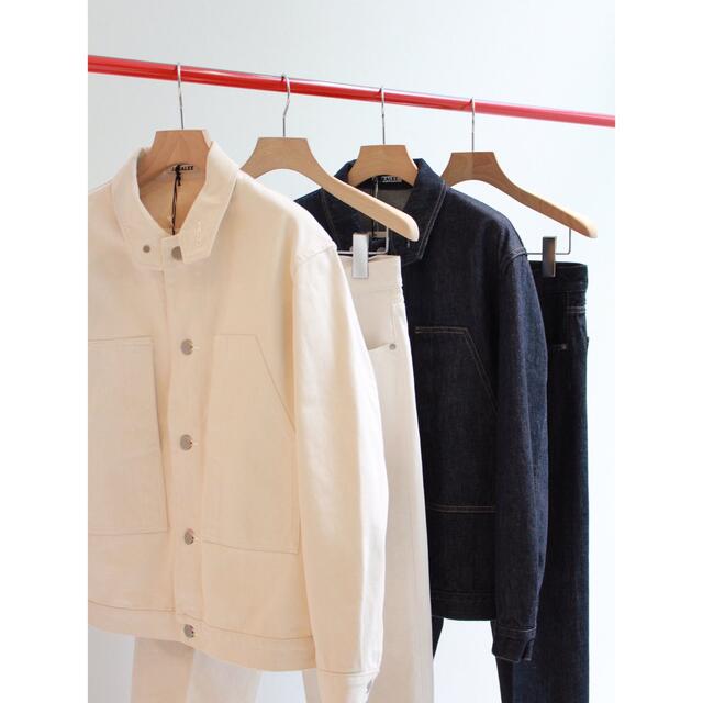 AURALEE - AURALEE WASHED HARD TWIST DENIM BLOUSONの通販 by AURALEE - AURALEE WASHED HARD TWIST DENIM BLOUSONの通販 by