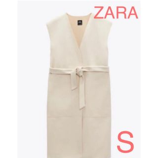 ザラ(ZARA)のZARA ベルテッドオーバーサイズベスト　ミラオーウェン snidel(ベスト/ジレ)