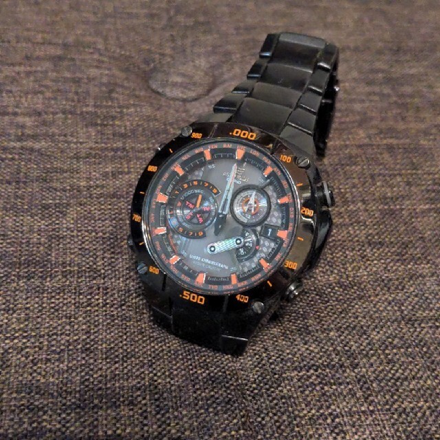 （美品）CASIO EDIFICE ソーラー電波時計 名機