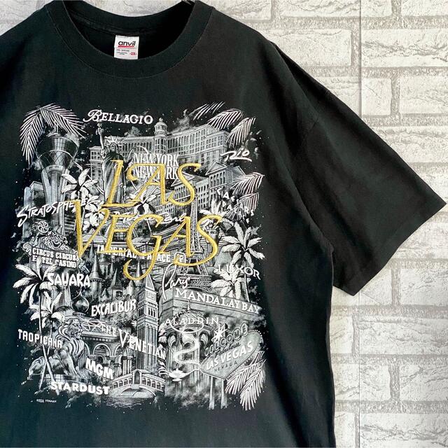 90s EXCALIBUR CLUB ヴィンテージ 黒 Tシャツ Lサイズ Tシャツ