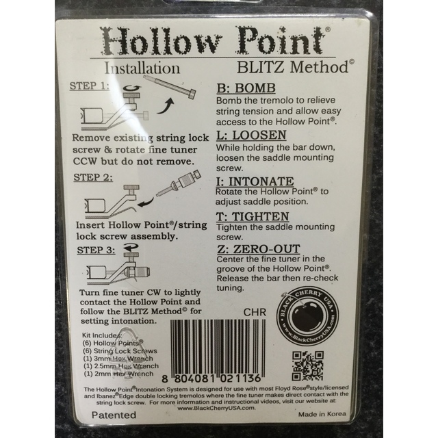 EVH_D-TUNE & Hollow Point BLACKのセット販売