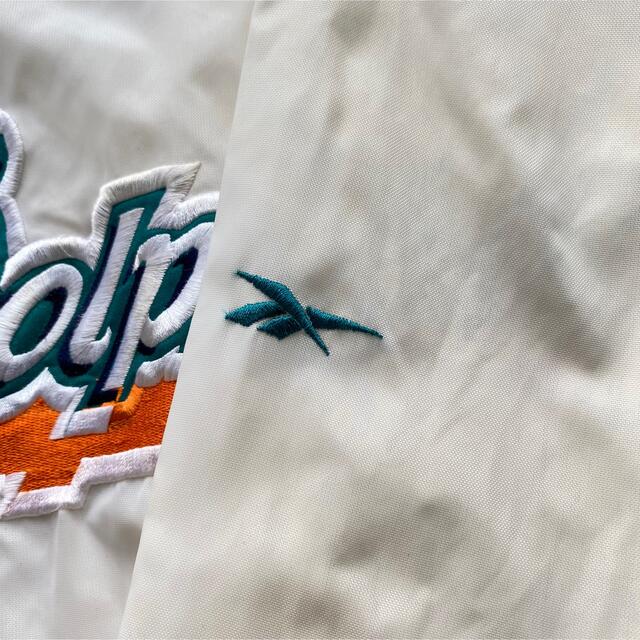 マイアミ・ドルフィンズ　ナイロンプルオーバージャケット　NFL XL　刺繍ロゴ
