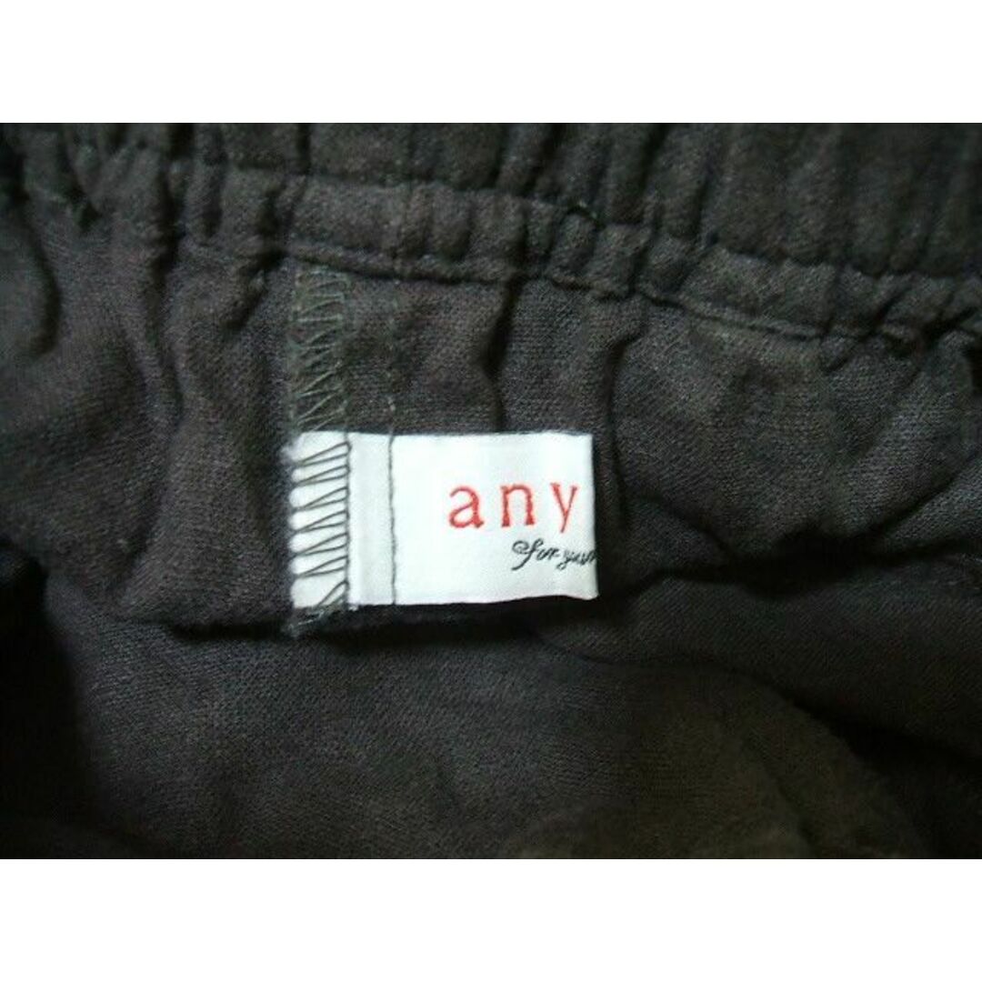 anyFAM(エニィファム)のany FAM リネン混 イージーパンツ サイズ3 パンツ グレー レディース  エニィファム【中古】2-0218M▲ レディースのパンツ(カジュアルパンツ)の商品写真