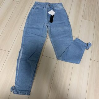 パメオポーズ(PAMEO POSE)の新品　タグ付きPAMEOスリットデニム(デニム/ジーンズ)