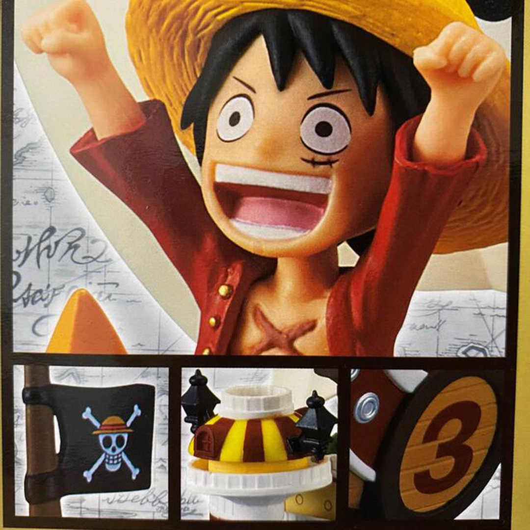 BANPRESTO(バンプレスト)のONE PIECE ワーコレ チョッパー シャンクス サニー号 4体セット エンタメ/ホビーのフィギュア(アニメ/ゲーム)の商品写真