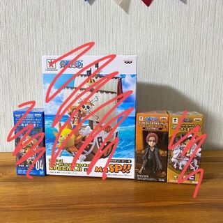 バンプレスト(BANPRESTO)のONE PIECE ワーコレ チョッパー シャンクス サニー号 4体セット(アニメ/ゲーム)