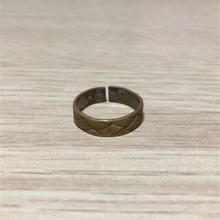 ゴールド ピンキーリング メンズ　レディース　指輪(リング(指輪))